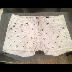 Miss me white shorts